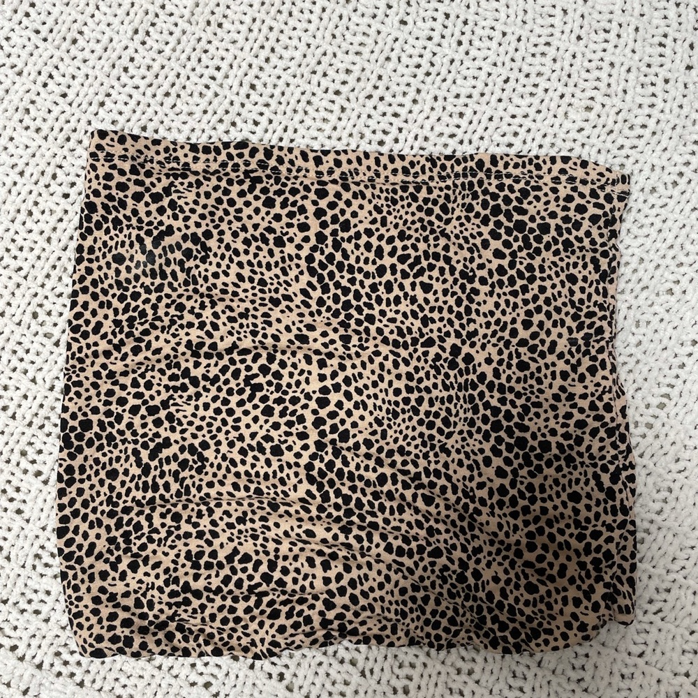 American Eagle Leopard Tube Top